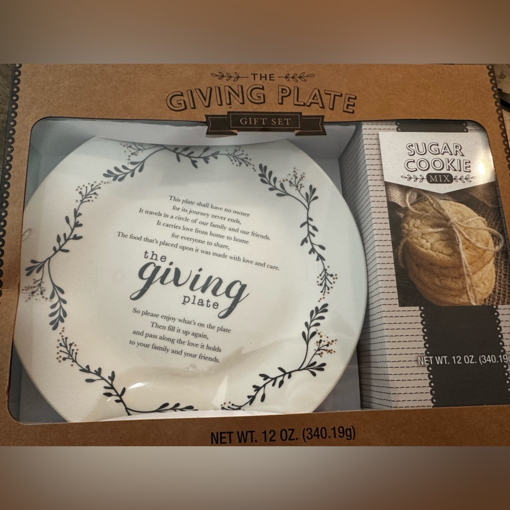 NEW giving plate set